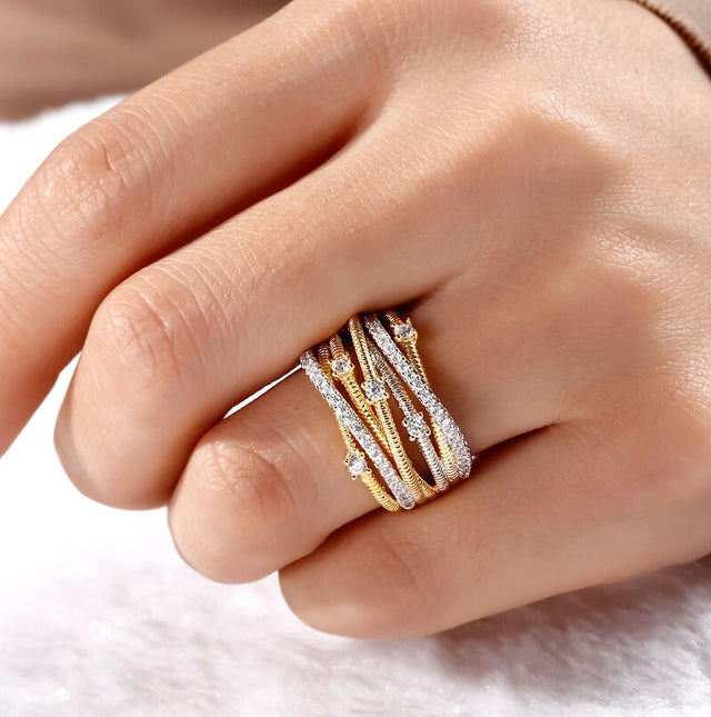 Sterling Silver Ring with Cubic Zirconia