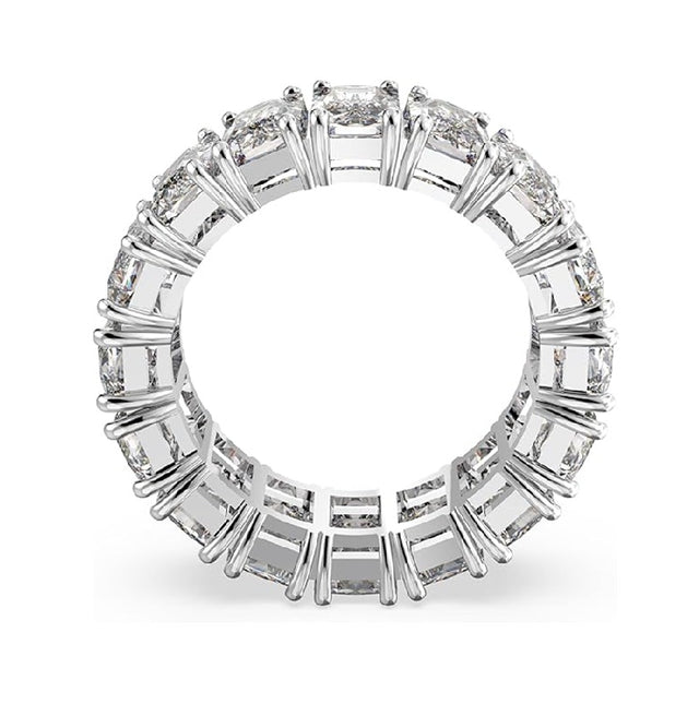 Radiant-Cut Diamond Eternity Band in 14K White Gold | Lab grown diamond eternity ring | Rings for her | Eternity Promise Ring