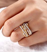Sterling Silver Ring with Cubic Zirconia